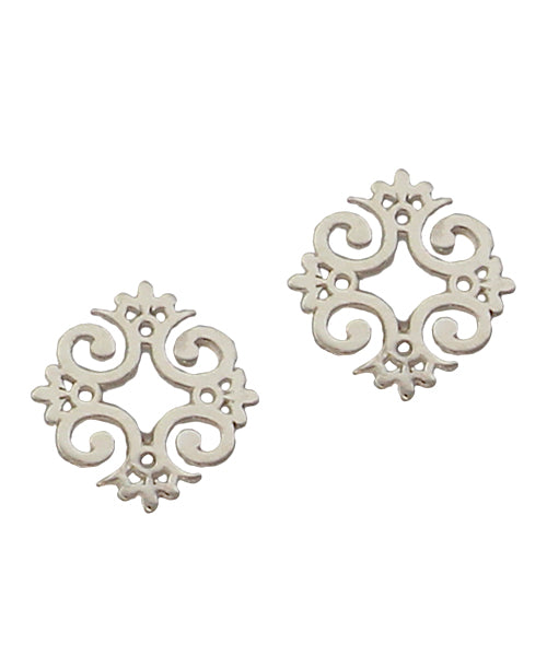 Signature Crest Stud Earrings
