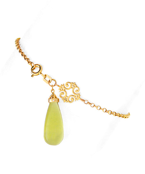 Signature Lemon Quartz Teardrop Bracelet