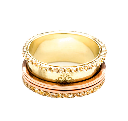 Signature White Sapphire Wide Band