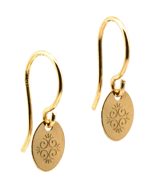 Petite Signature Tag Earrings